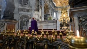 Acto de reparación en San Pedro